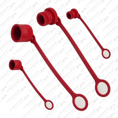 Staubschutz Hydraulik Schraub Kupplung Muffe Stecker Kappe BG2 - BG6