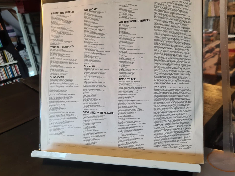 KREATOR – Terrible Certainty ORIG  1987 German NM/NM Noise INTERNATIONAL N0086 Foto 3 de 4