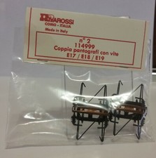 114999 Rivarossi Coppia pantografi con vite E17 - E18 - E19