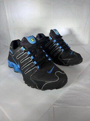 nike shox nz eu black white