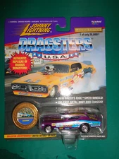 Johnny Lightning Dragsters USA Purple Gene Snow Snowman Series 1 Funny Car 1:64