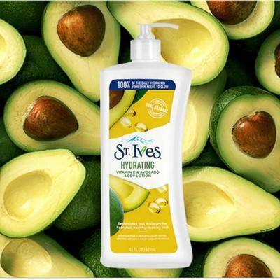st ives moisturizer avocado