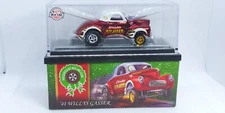 Hot Wheels Red Line Club RLC Exclusive ’41 Willys Gasser CHRISTMAS CAR  #13989