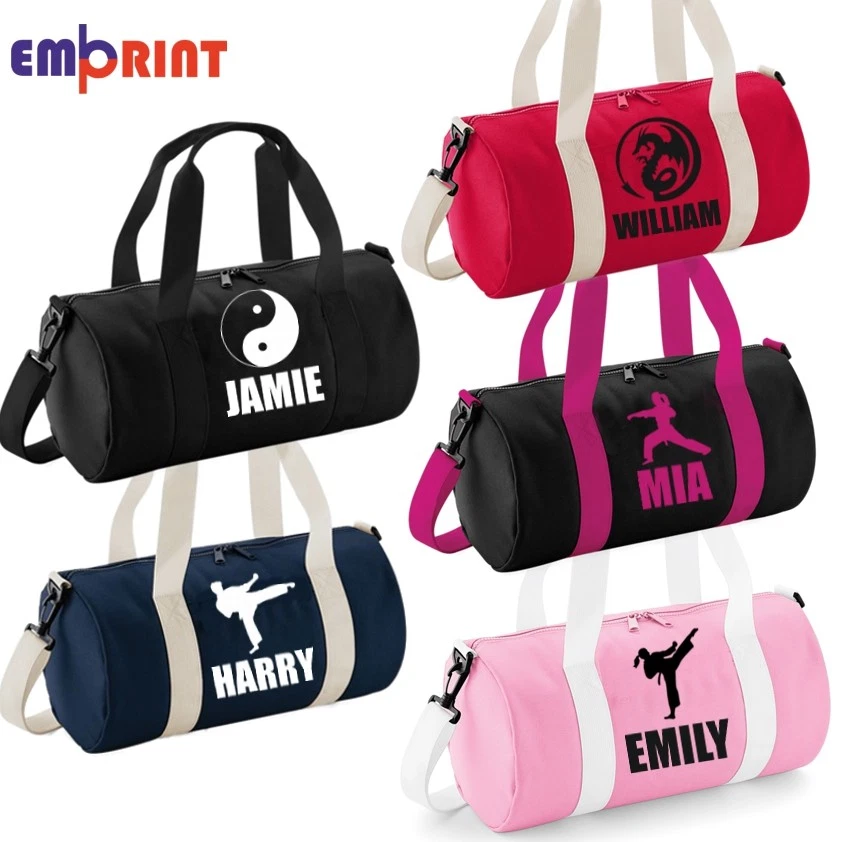 Personalised Karate Bag Kids Martial Arts Boys Girls Uniform Judo Kit Childrens