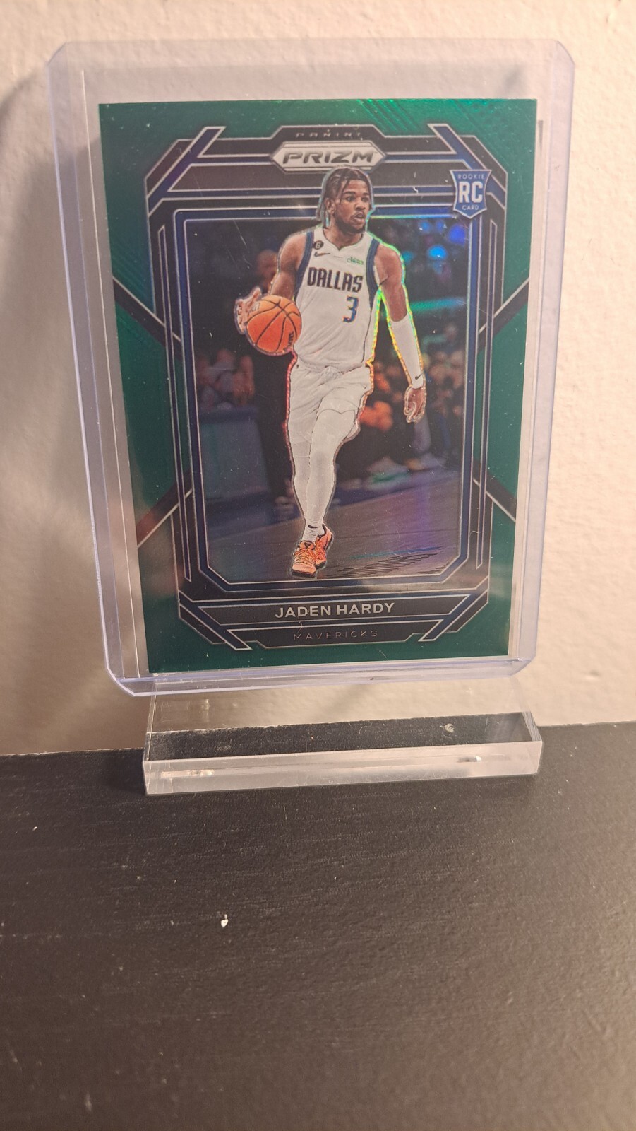 2022-23 Panini Prizm Prizms Green #226 Jaden Hardy RC