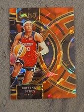 2023-24 Panini Select WNBA Brittney Sykes Red Cracked Ice Premier Prizm #106