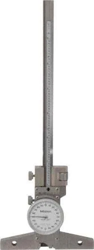 Mitutoyo 0 to 6 Inch Range, Stainless Steel, White Dial Depth Gage 0.001 Inch...