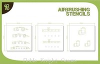 Bandua Airbrush Stencil Stencils - Stars, Numbers, & Skulls Pack Mint on sale Bandua Airbrush Stencil Stencils - Stars, Numbers, & Skulls Pack Mint on sale