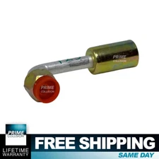 CLIMAPARTS Fitting 90 Degrees Female Standard Aluminum O-Ring #6 w/ FERRULE