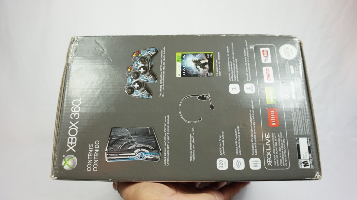 Halo 4 Xbox 360 Console CIB Limited Edition 320GB DO NOT Halo 4 Xbox 360 Console CIB Limited Edition 320GB DO NOT