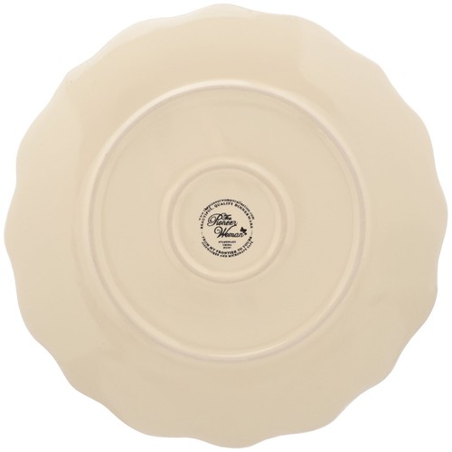 The Pioneer Woman Farmhouse Lace 12Piece Dinnerware Set, Linen