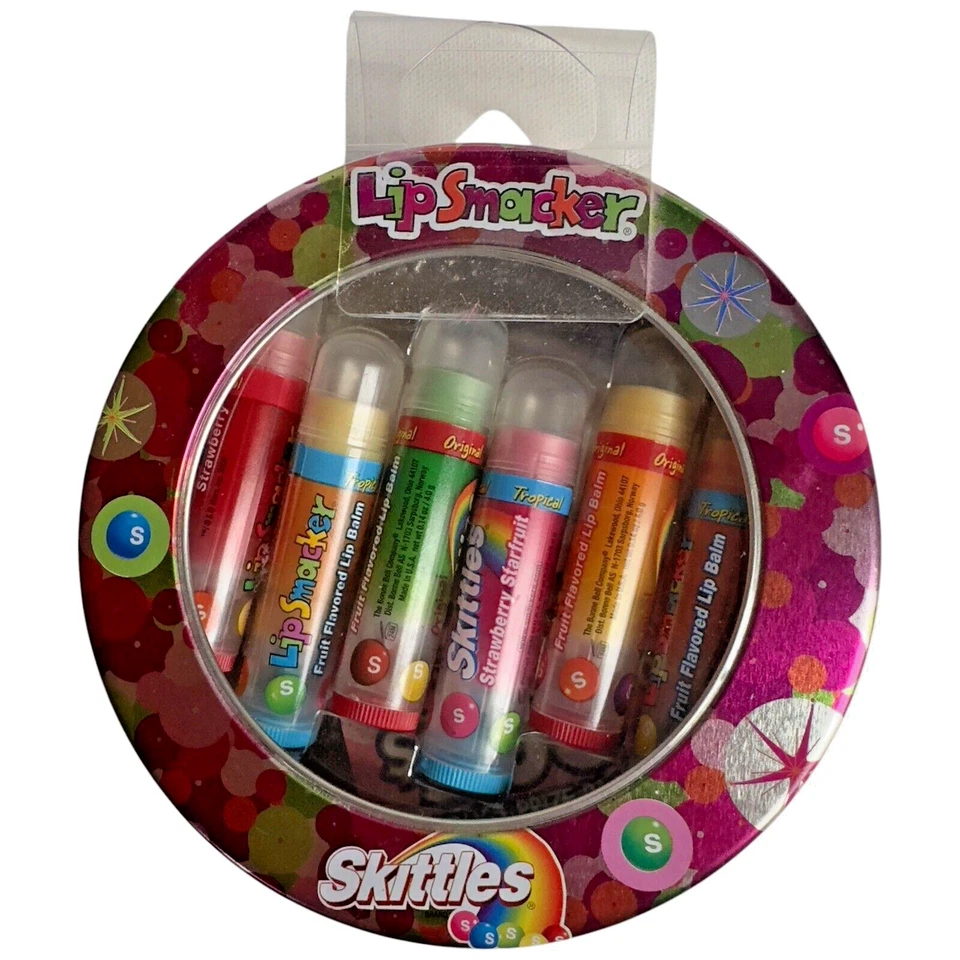 Bonne Bell Lip Smackers Tropical Skittles Bálsamo Labial Lata Nuevo de Colección Coleccionistas Foto 3 de 4