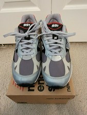 Size 10 - New Balance 991 Silver for 