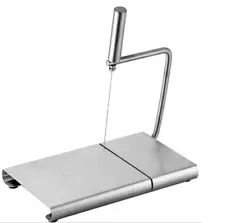 Cheese Slicer Cutter Serving Board Stainless Steel Wire Slicer for Home Kitchen