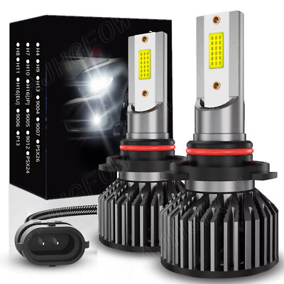 2x 9005 LED Headlight Bulbs Conversion Kit High Beam 6000K Super Bright 4000LM