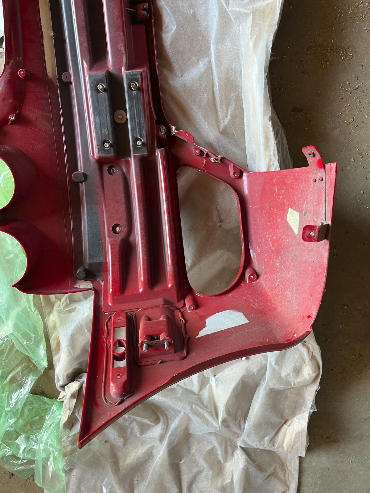 2005 2006 2007 2008 2009 Ferrari f430 rear bumper used oem Needs Repair