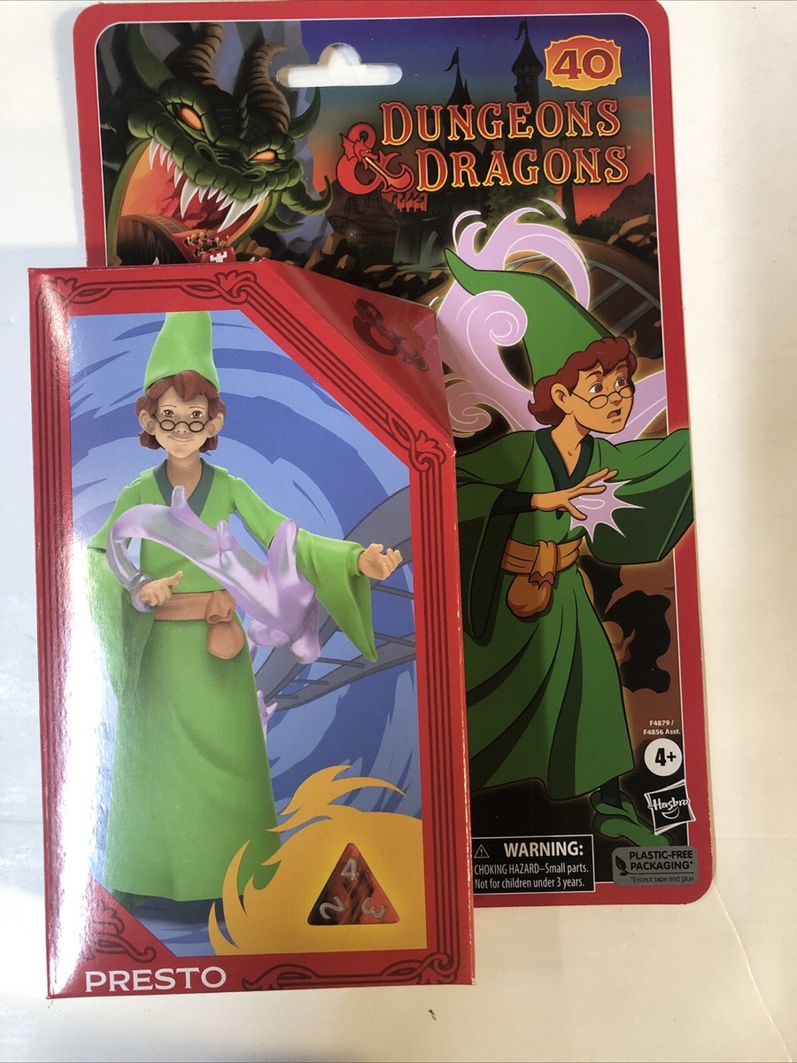 Hasbro Dungeons & Dragons • Presto• Action Figure Set • Cartoon