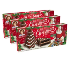 Little Debbie Chocolate Christmas Tree Cakes, 3 Boxes, 15 Snack Cakes