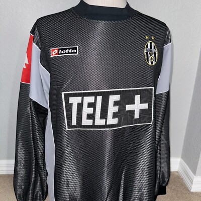 Juventus 2000/01 Goalkeeper Home Soccer Vintage Shirt Jersey Lotto