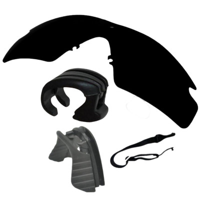 stealth black polarized Lenses for  M Frame 3.0/frame clip&nose clip/head strap