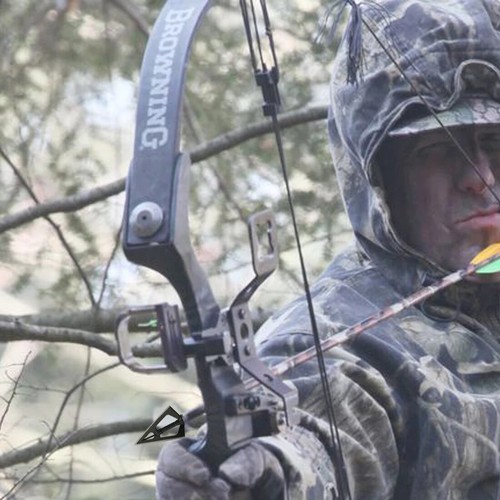 3/6/12/24/60 Stück Broadheads Jagd 3 Klingen Pfeilspitzen schwarze Spitze Stahl - Bild 5 von 11
