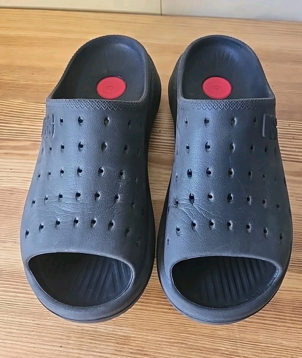 Scarpe UGG uomo slide slip on nere taglia 11