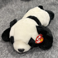 Peking The Panda Bear Ty Original Beanie Buddy 1998 Black And White 