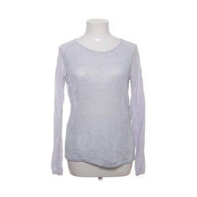 Wrap, Strickpullover, Größe: 32, Z675, Grau, Leinen, Mesh, Damen #N0o