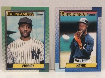 MOBB DEEP Prodigy Havoc Limited Hip Hop Rap Art Cards THE INFAMOUS HELL ON EARTH