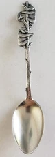 Vintage Paye & Baker Bear Cubs Sterling Silver Souvenir Spoon Art Nouveau 8 Gram