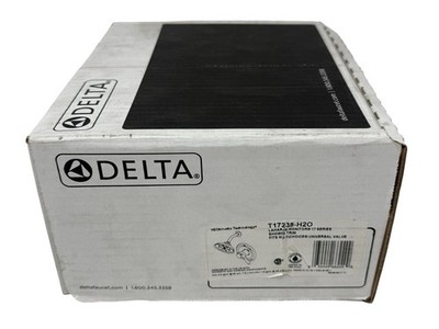 Delta T17238 H20 Lahara Monitor 17 Series Dual Function Pressure w/ Valve/Chrome