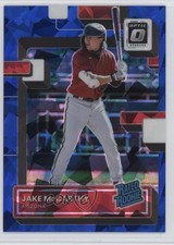 2022 Donruss Optic Rated Rookie Blue Cracked Ice Prizm 2/7 Jake McCarthy #73 2s2