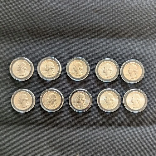 Mixed Date AU to BU Washington Quarters. READ DESC