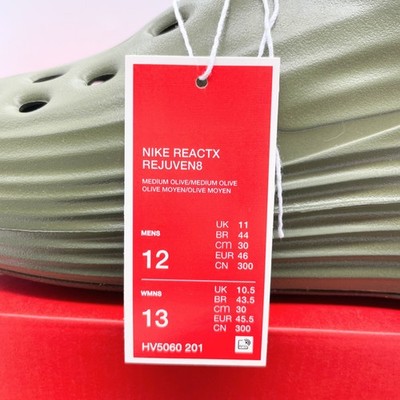 Nike ReactX Rejuvenate Medium Olive HV5060-201 Men's Size | eBay