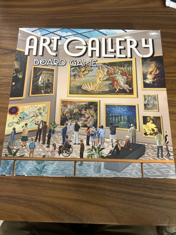 Art Gallery Board Game / University Games / Complete Unused