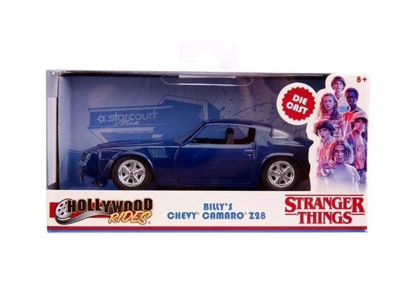 Jada Stranger Things Billy 's 1979 Chevy Camaro Z28 Blue 1:32 with Opening Doors