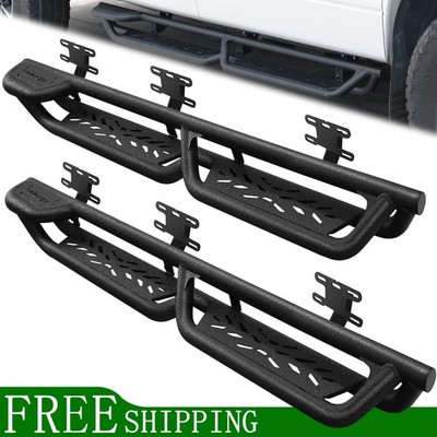 For 2019-2026 Dodge Ram 1500 Crew Cab Running Board Drop Down Step Nerf Bar