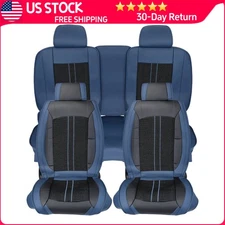 Leather Car Seat Covers For Toyota 2009~2024 Leather Cushion 5-Seats Leather