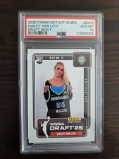 Hailey Van Lith 2025 Panini Instant WNBA #DN-10 Draft Night Rookie PSA 10