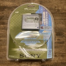 Sony MZ-NH600D Hi-MD MiniDisc Walkman Digital Music Player Records Silver Sealed