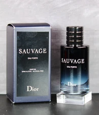 DIOR Sauvage Eau Forte Parfum Mini Splash Alcohol Free 10ml Glass Bottle NIB