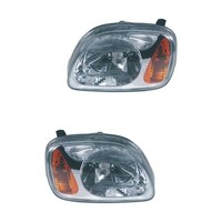 Halogen Scheinwerfer Set Links & Rechts Hauptscheinwerfer H4 FüR Nissan Micra II