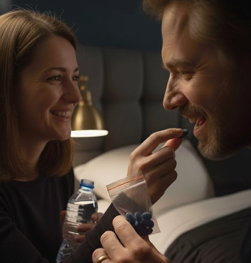 50 pastillas VIRAHA azul píldora masculina para mejora masculina extrema ambos sexos rcd De21 Foto 3 de 4