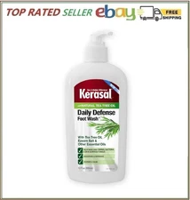 Kerasal Daily Defense Foot Wash Daily Cleanser for Feet, 12 Ounce