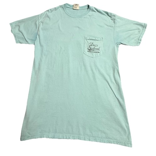 DOCS SEAFOOD SHACK GULF SHORES T-Shirt Aqua Short Sleeves - Picture 2 of 11