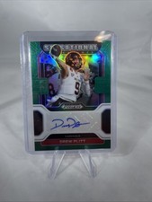 2023 Panini Chronicles Draft Picks Sensational Signatures Drew Plitt Green Prizm
