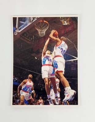 TEST PROOF NO FOIL NAME LOGO 1993 Stadium Club Super Team PHILADELPHIA 76ERS NBA