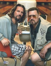 THE BIG LEBOWSKI JOHN GOODMAN JEFF BRIDGES SIGNED 11X14 PHOTO AUTOGRAPH BECKETT