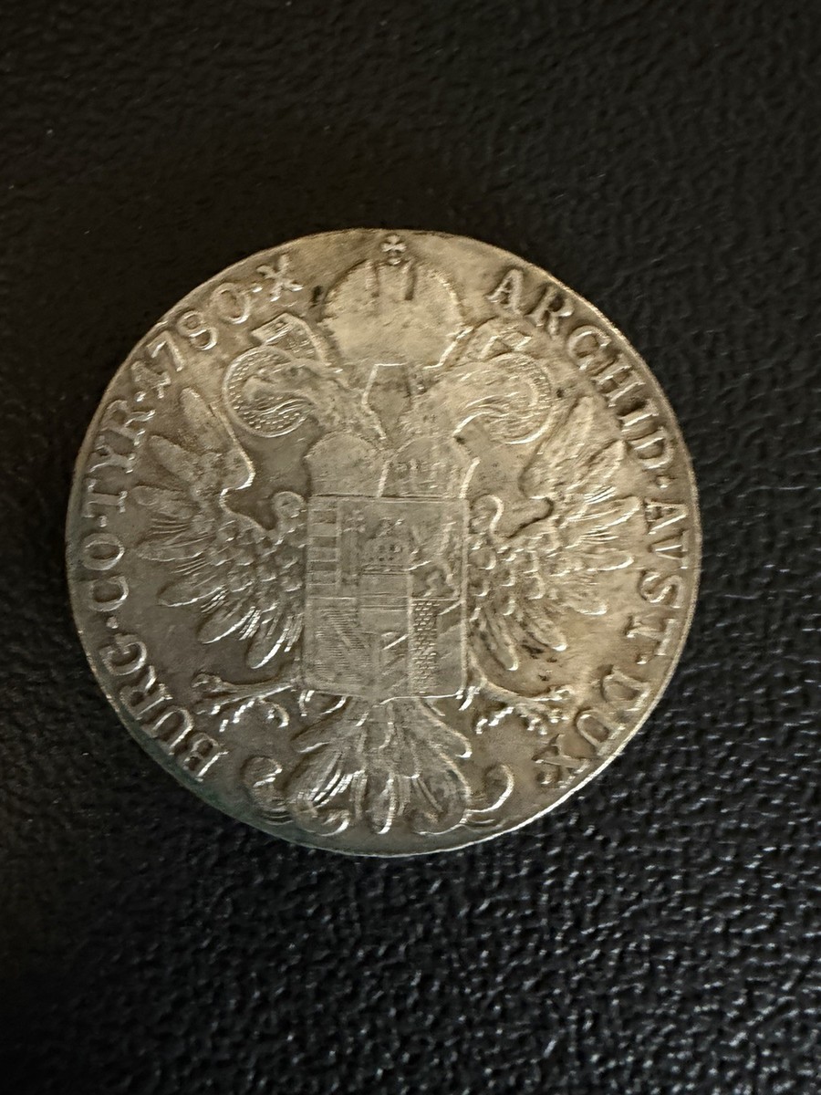 1780 Austria Maria Theresa 1 Thaler Restrike 0.833 Fine Silver