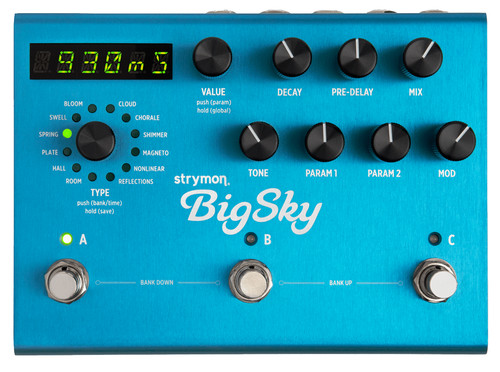 strymon BigSky | reverb pedal